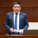 Sẽ có ưu đãi lớn khi hộ kinh doanh chuyển thành doanh nghiệp từ năm 2026. Bộ trưởng Tài chính Nguyễn Văn Thắng phát biểu tại phiên thảo luận dự thảo Nghị quyết cơ chế đặc biệt phát triển kinh tế tư nhân, ngày 16/5. Ảnh: Trung tâm báo chí Quốc hội