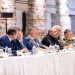 Rộ nghi vấn phiên dịch viên Ukraine bỏ trốn trong lúc đàm phán với Nga tại Istanbul. Phái đoàn Ukraine tại cuộc đàm phán với Nga ở Istanbul ngày 16/5 (Ảnh: Reuters).