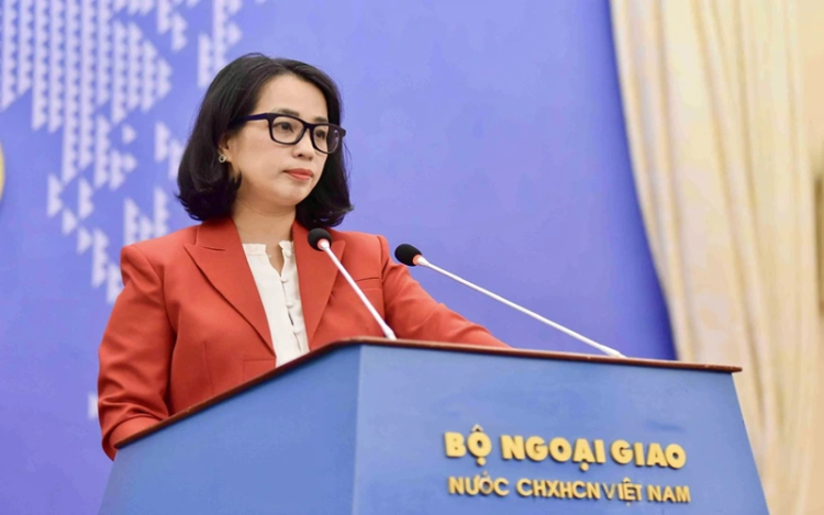 Người phát ngôn Bộ Ngoại giao Việt Nam Phạm Thu Hằng - Ảnh: Bộ Ngoại giao